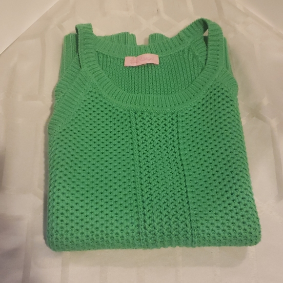 COPY - Lilly pulitzer used green sweater size medium - Picture 6 of 7